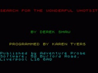 Search For The Wonderful Whotsit, The (1996)(Adventure Probe Software)[128K] Rom